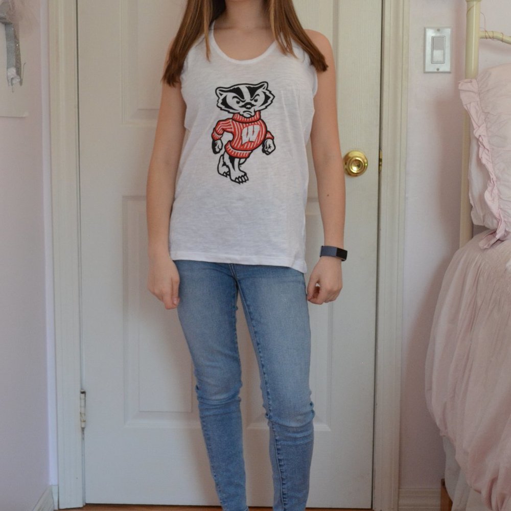 [Three Square] Wisconsin Racerback Tank